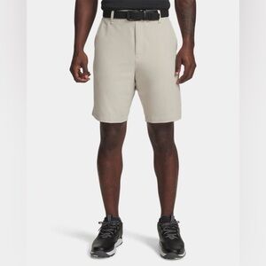 Under Armour Drive Beige Golf Shorts 10” Men’s size 40 New NWT Golfing Casual